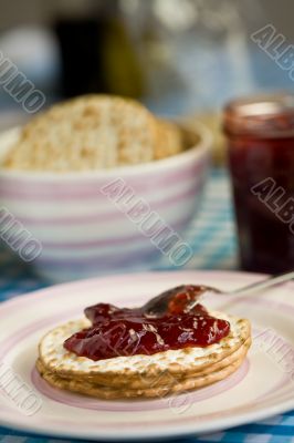 Toast with jelly Toast with jelly