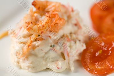 River crayfish salad