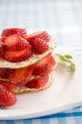 Strawberry toast Strawberry toast