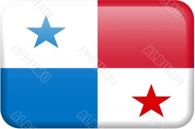 Panama Flag Button