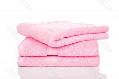 Pink towels