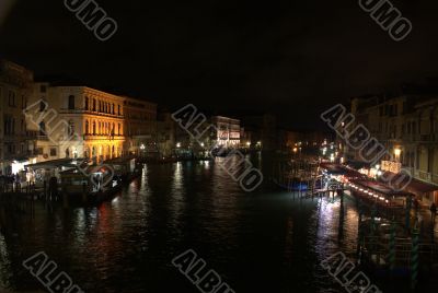 Grand Canale in Venice night