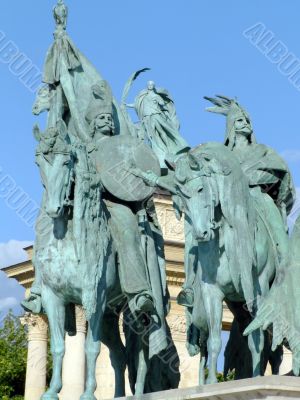 Equestrian statues