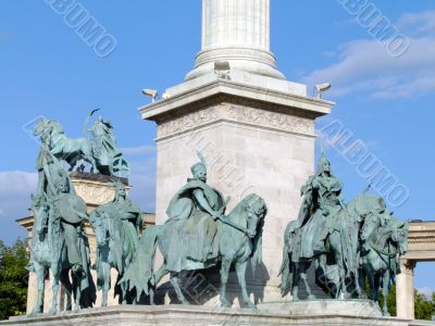 Equestrian statues