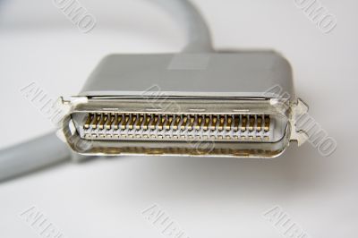 Large connector with 50 gold-plated pins