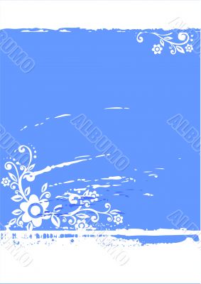Blue grunge background Blue grunge background