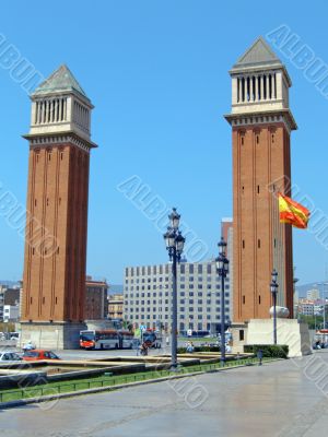 Plaza d`espana and venetian towers