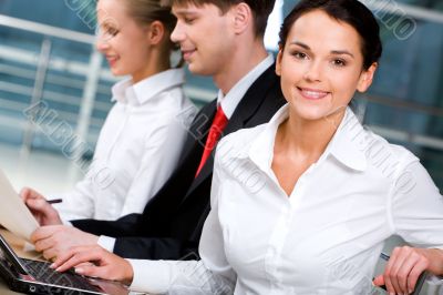 Confident businesswoman