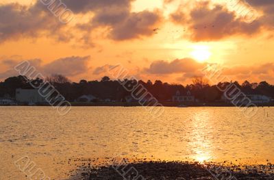 Ocean Sunrise or Sunset