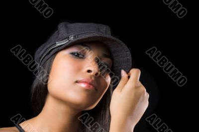sexy girl with cap sexy girl with cap