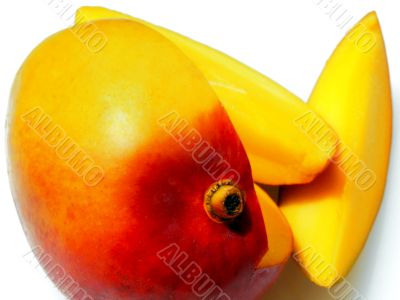 Sliced mango
