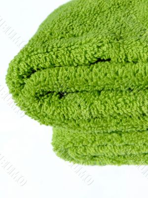 Two green towels
