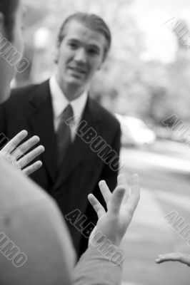 business discussion business discussion