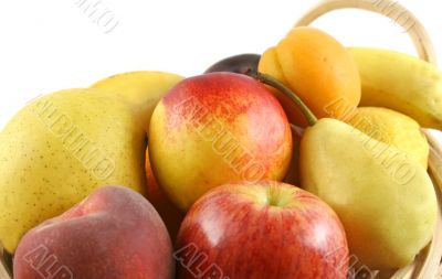 Basket Of Assorted Fruit Basket Of Assorted Fruit