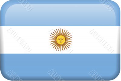 Argentina Flag Button