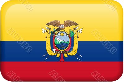 Ecuador Flag Button