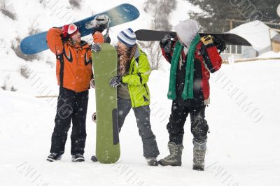 snowboarding team, health lifestyle