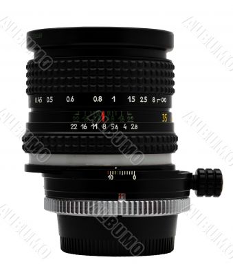 Shift photo lens