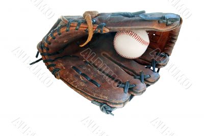 Baseball in Leather Glove