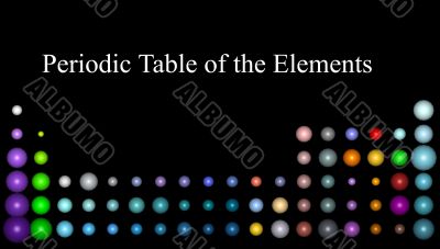 Periodic table of the element Periodic table of the element