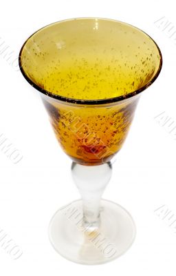 Big yellow wineglass