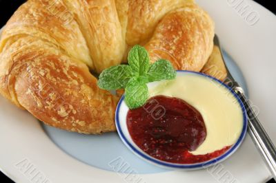 Croissant With Jam Croissant With Jam