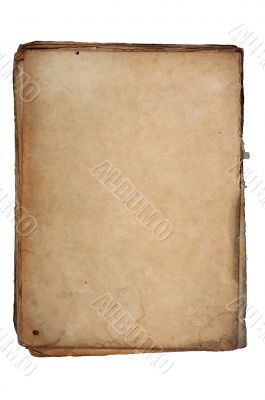 Old textured paper with decrepit edge. Old textured paper with decrepit edge.
