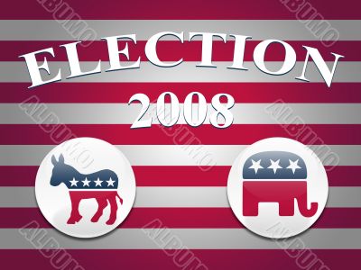 Election 2008 Stripes Background