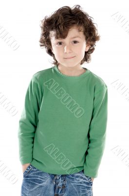 Portrait of a handsome boy Portrait of a handsome boy