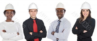 Engineers African-Americans and Caucasians