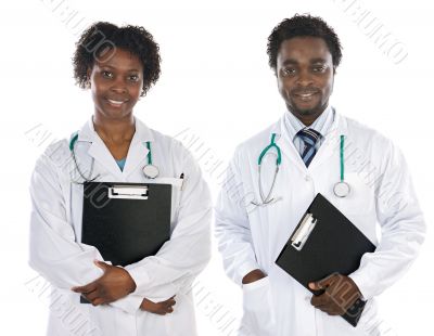 Couple of African Americans doctors Couple of African Americans doctors