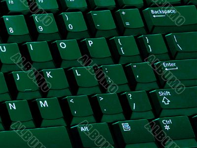 Green keyboard