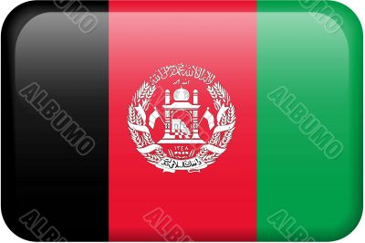 Afghanistan Flag Button