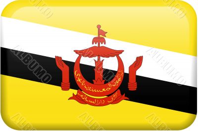 Brunei Darussalam Flag Button