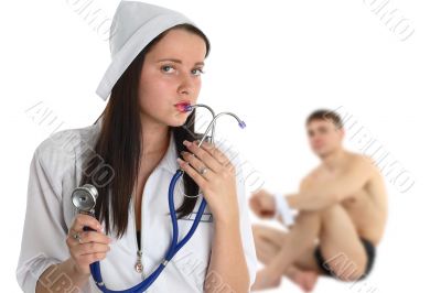 nurse & patient nurse & patient