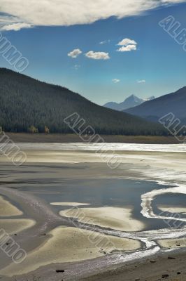 Sparkling lake. Sparkling lake.