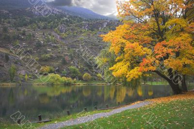 Autumn on lake Autumn on lake