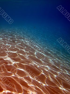 Sand Underwater