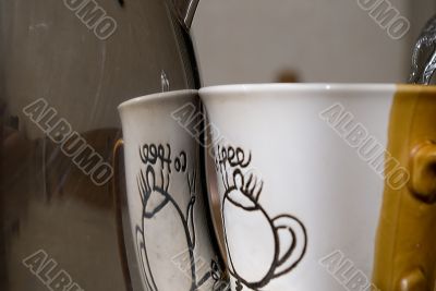 Coffee cup reflection
