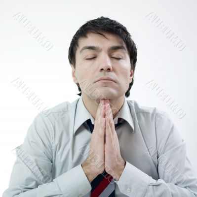 Man praying