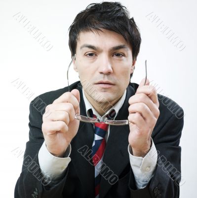 Businessman thinking