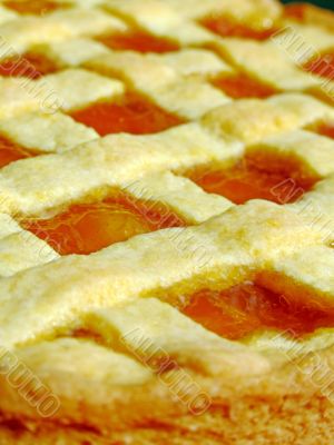 Apricot jam tart