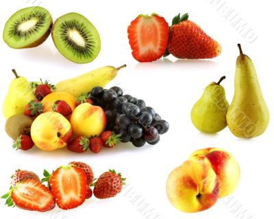various of fresh jiucy fruits various of fresh jiucy fruits