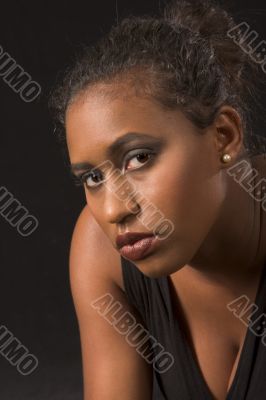 Beautiful African-American girl (portrait)