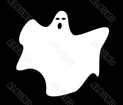 Simple  sheet style ghost for halloween