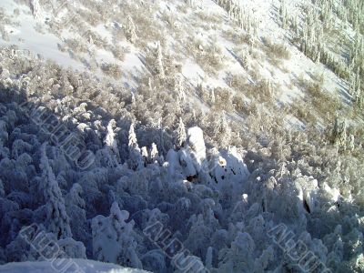 winter in mountains