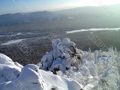 winter in mountains