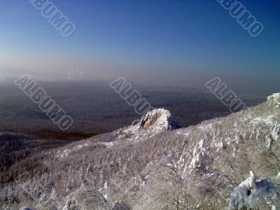 winter in mountains