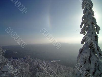 rainbow winter