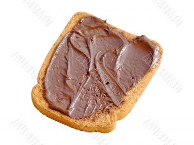 Rusk with cacao cream